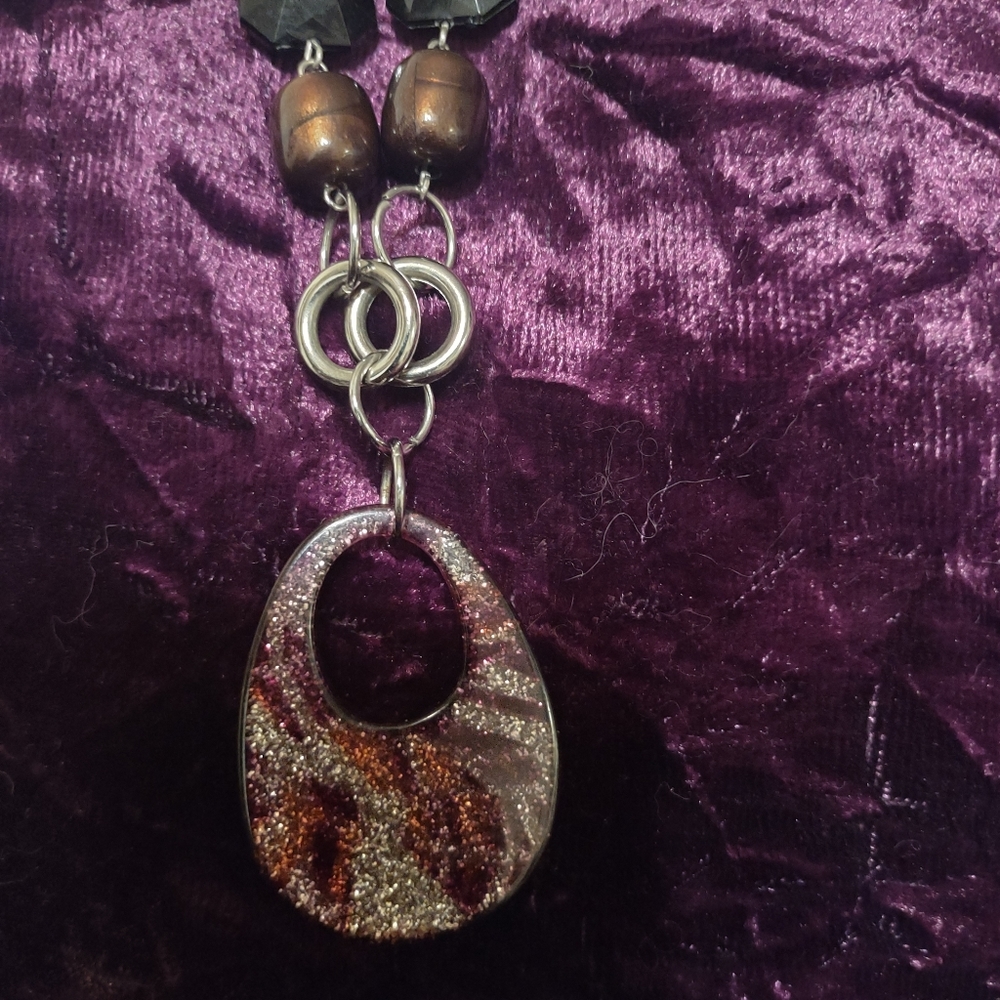 Lot of vintage/costume jewelry necklaces - Picture 4 of 7